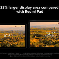 New Xiaomi Redmi Pad Pro Global Version 12.1" 120Hz LCD Display Snapdragon® 7s Gen 2 Mobile Platform 10000mAh 33W Fast Charging