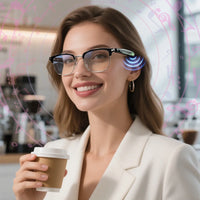 GT-33 smart glasses anti-blue light glassesTranslation Sunglasses Voice Remote Control Music Eyewear Waterproof Eyeglasses