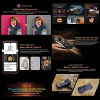 Blackview Oscal Pilot 3 5G AI Rugged Phone 12GB+256GB 6.78" 2.4K Display 7500Amh Battery Android 15 MTK 6300 5G NFC Smartphone