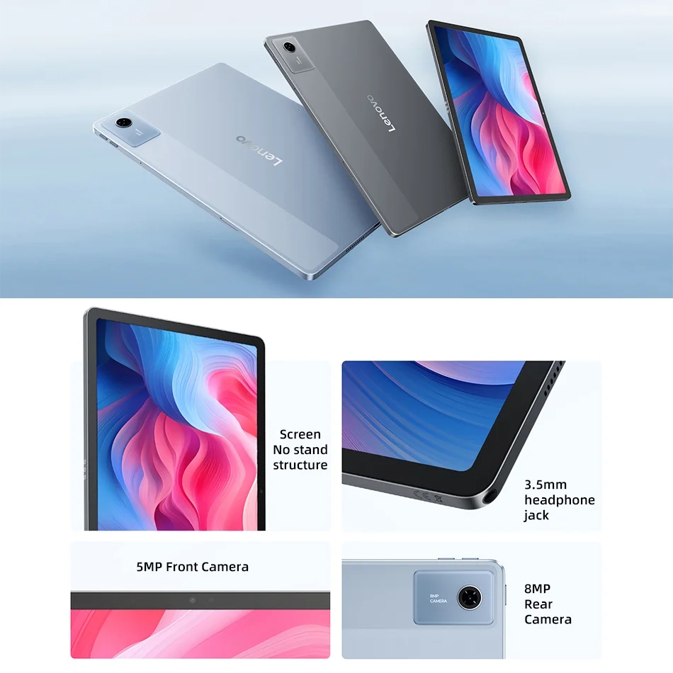 Global ROM Lenovo Xiaoxin Pad 2025 11'' Tablet 128GB 256GB ROM MTK Dimensity 6300 2.5K Display 7040mAh Battery Dolby Atmos