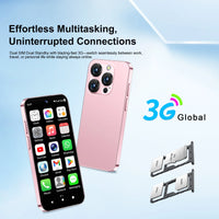 SERVO 19E 3G WCDMA Mini Smart Phone 3.88"Display 2 SIM Android 10.0 16GB ROM Face Recognition GPS Android Smart Cellphone TYPE-C