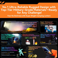 Blackview Active 10 Pro 5G Rugged Tablets 11" FHD+ Display 12GB 256G/512GB Android 14 30000mAh Battery 108MP Camera MTK 7300