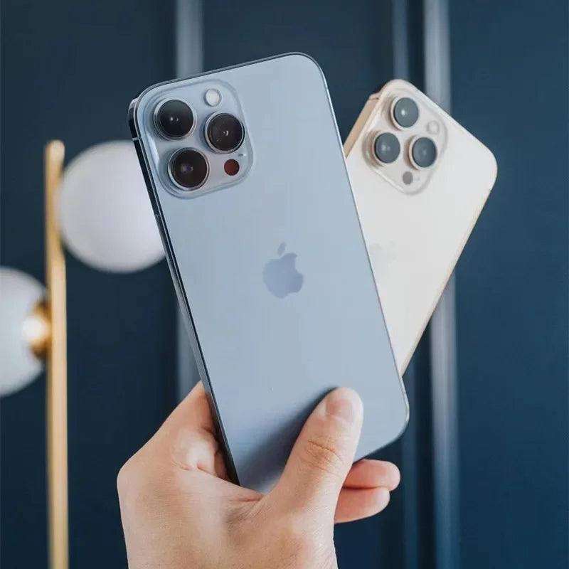 Original Unlocked iPhone 13 Pro Max 6.7" Super Retina OLED 128GB 256GB ROM 6GB RAM A15 IOS Face ID NFC 5G LTE Mobile Phone