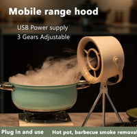 Portable Fan, Small Kitchen Hood, Extractor, USB Power Supply, Office Kitchen Hood, Mini Suction, Vacuum Hood, New, 2024