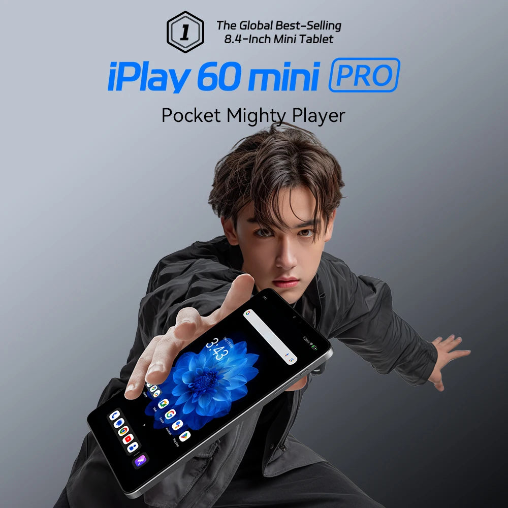 Alldocube iPlay 60 Mini Pro Tablet 8.4inch Android14 16GB(8GB+8GB) RAM 256GB ROM FHD 1920x1200 Dual SIM 4G LTE 6050mAh Battery
