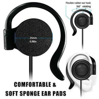 NEW 3.5mm Earphone Earbud One Ear Headphone Headset  for Radio Tour guide System