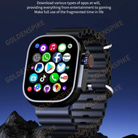 DW100 Pro Smartwatch Fingerprint Unlock control Smart Watch 256GB Storage ROM Free Download App WIFI GPS WIFI 2.29inch Amoled