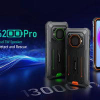 Blackview BV6200 Pro Waterproof Rugged Phone 6.56'' 6GB/128GB Smartphone 13000mAh 18W Fast Charge NFC Cell Phone
