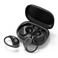 Bluetooth 5.4 Ear Hook Headphones TWS Wireless Earphones HiFi Stereo Waterproof Headsets LED Display Long Standby Touch Earbuds