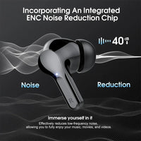 New Wireless Earbuds HiFi Stereo Headphones BT5.3 with ENC Noise Cancelling 48H LED Display Ear Buds IP7 Waterproof Earphones