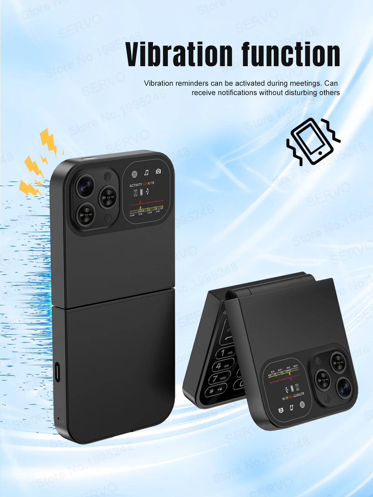 SERVO F15 Mini GSM Flip Mobile Phone 2 SIM Blacklist Magic Voice Auto Call Record Speed Dial MP4 Torch Cute Tiny Fold Cellphones