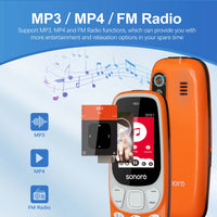 MKTEL 3310-1 Feature Phone 1.77inch 800mAh Battery Display Dual SIM Dual Standby MP3/MP4/FM/Radio Torch Senior Phone