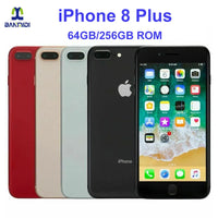 Original iPhone 8 Plus 4G LTE Mobile Phone 5.5" Retina Display 64GB/256GB ROM 12MP A11 Bionic Chip Hexa-Core Smart Phone