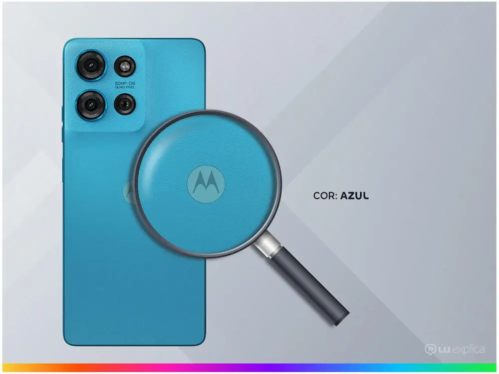 Smartphone Motorola Moto G75 256GB Blue 5G 16GB RAM 6,8 "Camera. Double Selfie 16MP