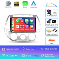 Car Radio For Hyundai i20 PB 2012 - 2014 Multimedia Video Player Wireless Carplay And Wireless Android Auto Portable Universal T