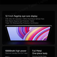 Xiaomi Tablet Chinese Rom Redmi Pad Pro 2024 12.1“ 2.5K 120Hz Snapdragon 7s Gen 2 10000mAh  Quad speakers Dolby Atmos Tablet Pc
