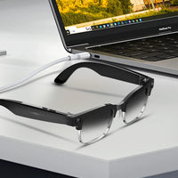 Smart AI Translation Smart Glasses Take Photos Recognizing Objects 4K Camera Bluetooth Music Call Intelligent Recording Glasses