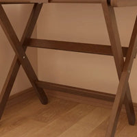 Solid Wood Foldable Console Desk Simple Modern Bedside Computer Desk Portable Bedroom Living Room Writing Table Home Furniture