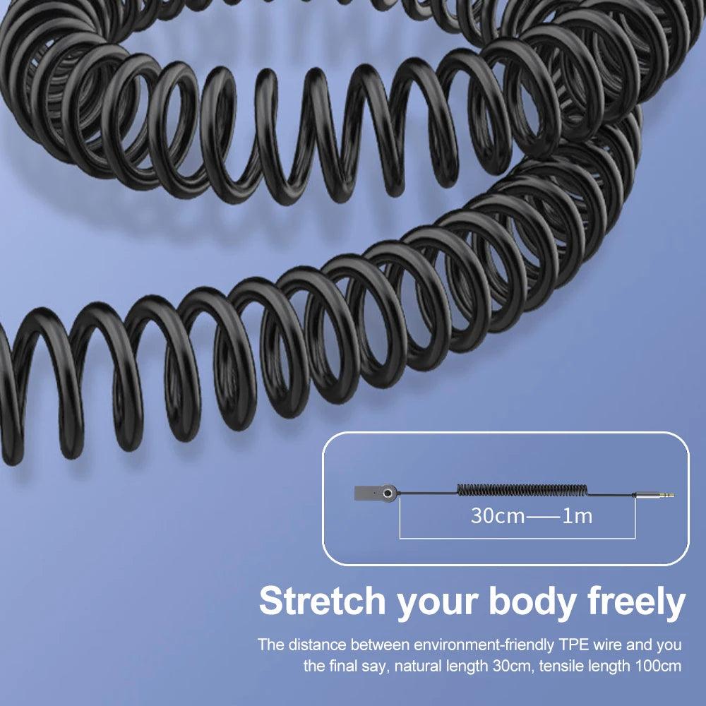 Bluetooth Audio Receiver Stereo Dongle USB To 3.5mm Jack Car Audio Aux Wireless Adapter Handsfree For Car Receiver BT Transmit