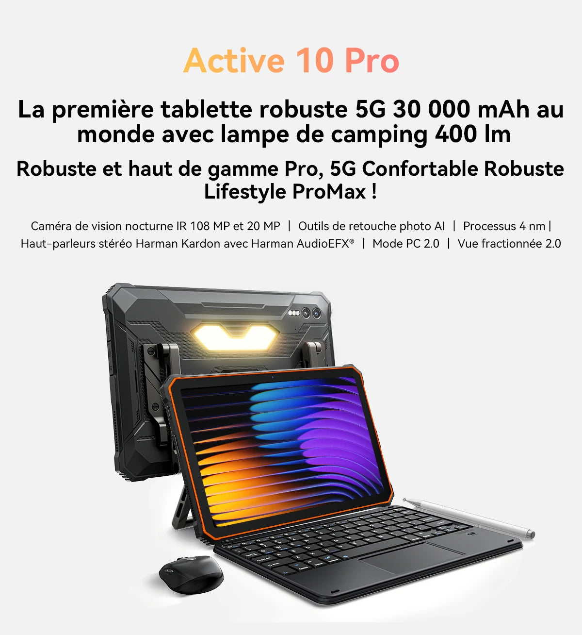 Blackview Active 10 Pro [No EU Charger] Rugged Tablet 36GB + 256GB 11.0" 30000mAh PC 108MP Dual SIM 5G