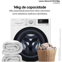 Lava and Dry LG 14kg Smart VC4 CV5014WC4 with-220V
