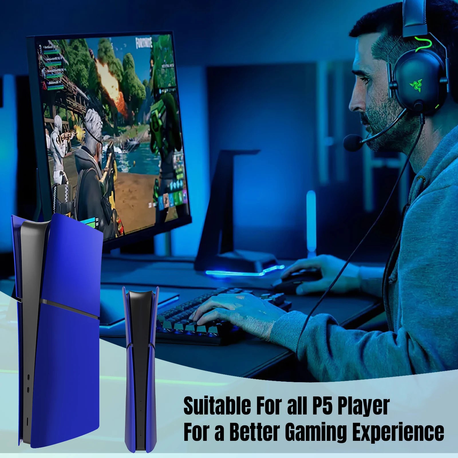 Digital Edtion Hard ABS Plastic Replacement PS5 Slim FacePlate Cover Shell Skin Case Accessories for Playstation 5 Slim Plates