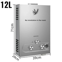 Sihao LPG Liquefied Petroleum Gas Water Heater 6L 8L 10L 12L 16L 18L Liquefied Petroleum Gas Propane Butane Hot Water Heater