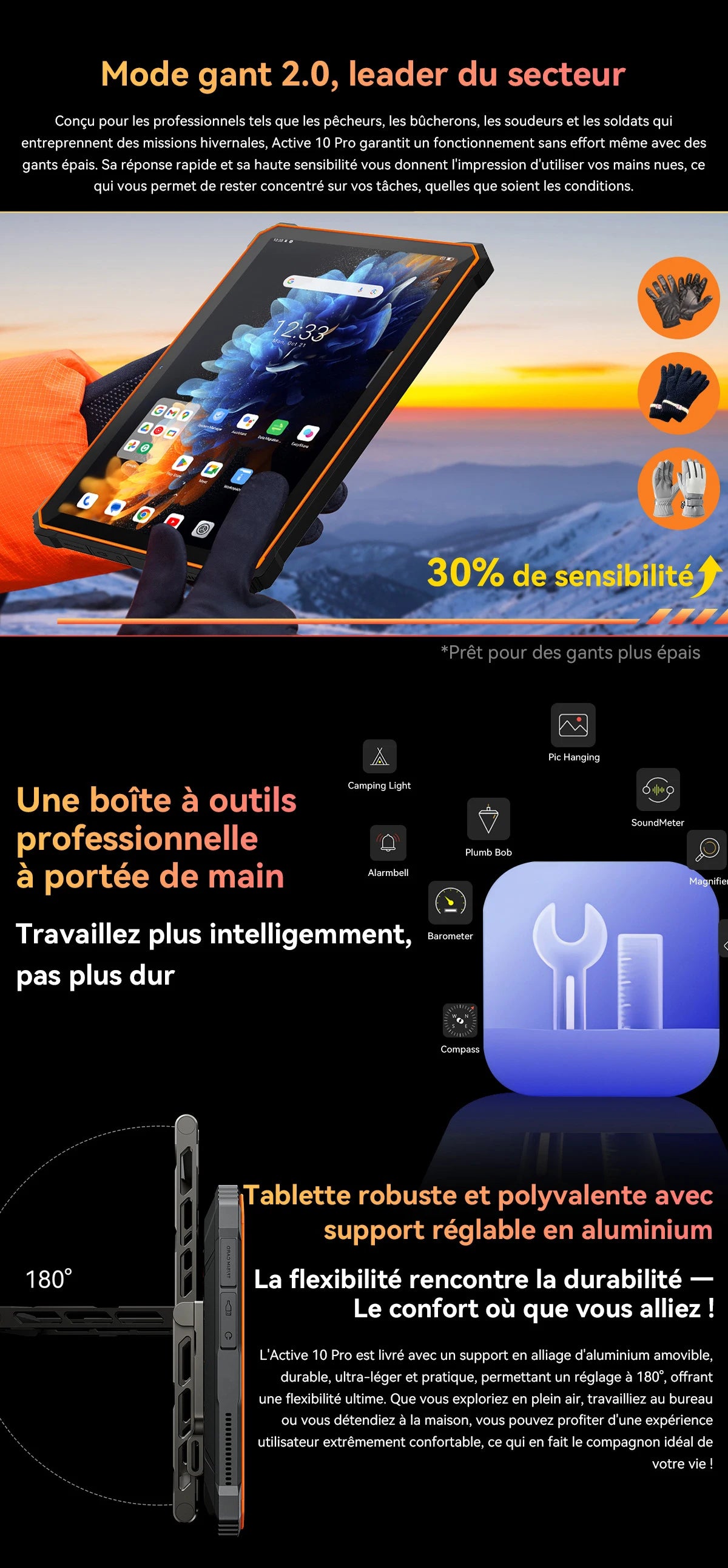 Blackview Active 10 Pro [No EU Charger] Rugged Tablet 36GB + 256GB 11.0" 30000mAh PC 108MP Dual SIM 5G