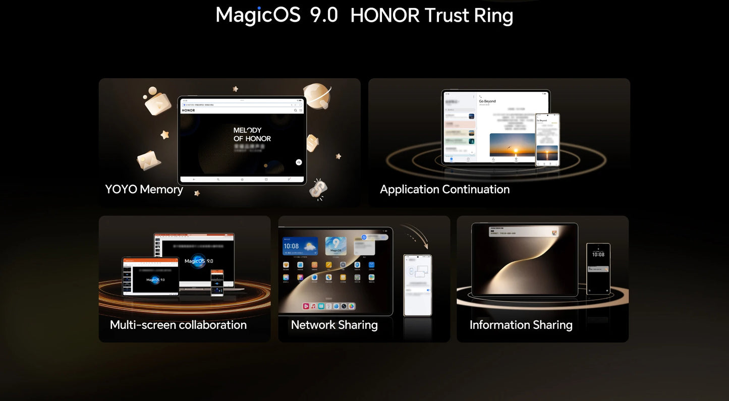 Global Version Original HONOR MagicPad 3 Tablet Snapdragon 8 Gen 3 13.3'' LCD 165Hz HONOR Eye Comfort Display 12450mAh Battery