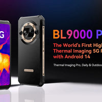 Blackview BL9000 Pro 5G Rugged Smartphone 6.78 "FHD + Display 12GB + 512GB 50MP Camera 8800mAh Battery Android 14 Phone
