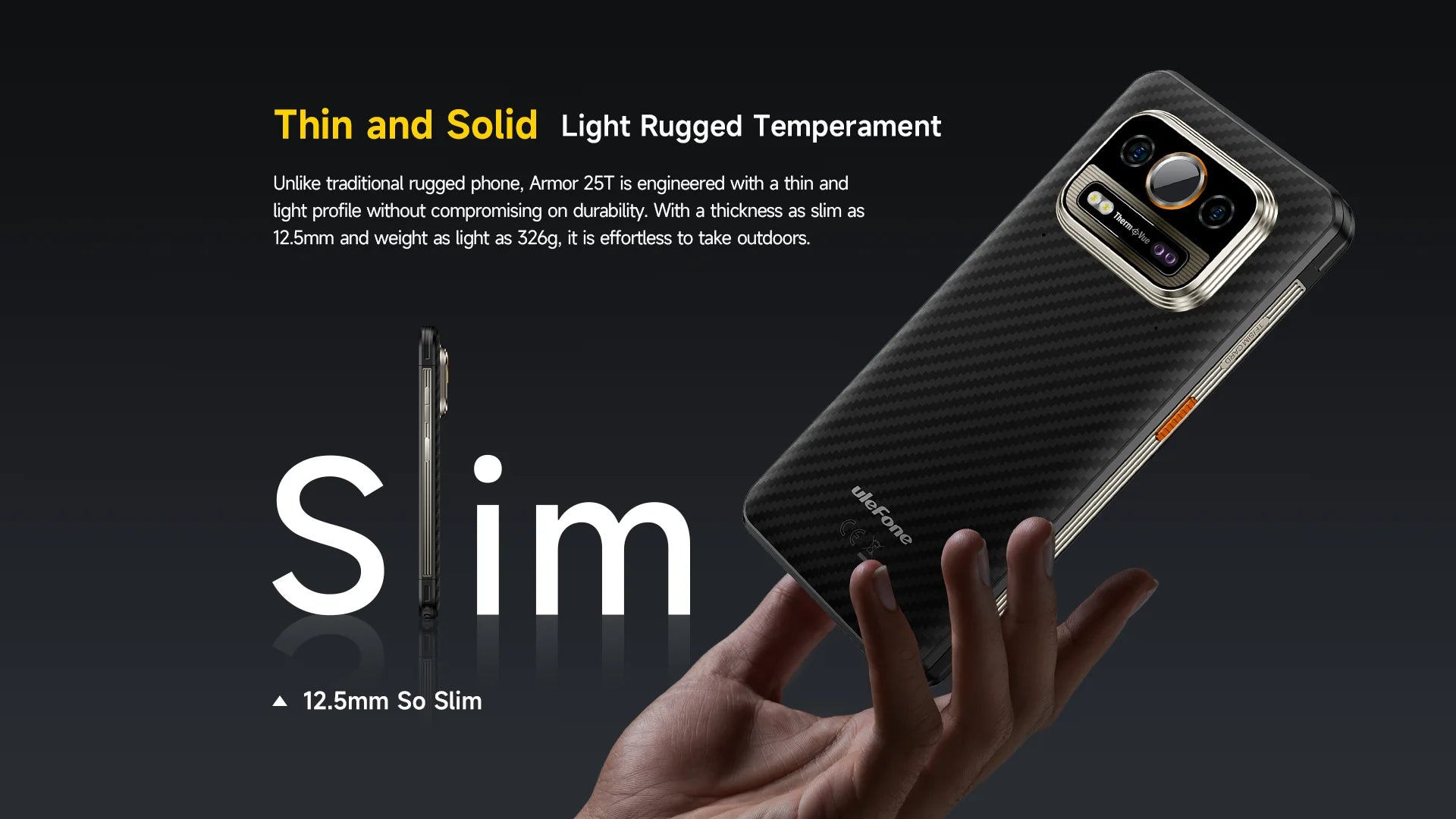 【World Premiere】Ulefone Armor 25T 4G Thermal Imaging Rugged Phone Android 14 33W 50MP+64MP NFC Waterproof Smartphone Global