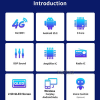 Android 15 Car Radio For Suzuki Swift 2003 - 2006 2007 2008 2009 2010 Multimedia Player Stereo Carplay AUTO Head Unit WIFI 4G BT