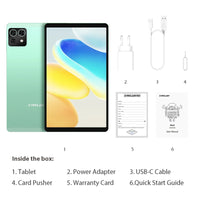 Teclast M50 Mini Tablet 8.7" 90Hz Screen 4GB RAM 128GB ROM Unisoc T606 Octa-core 5100mAh Battery Android 15 Tab Wifi5 Metal Body