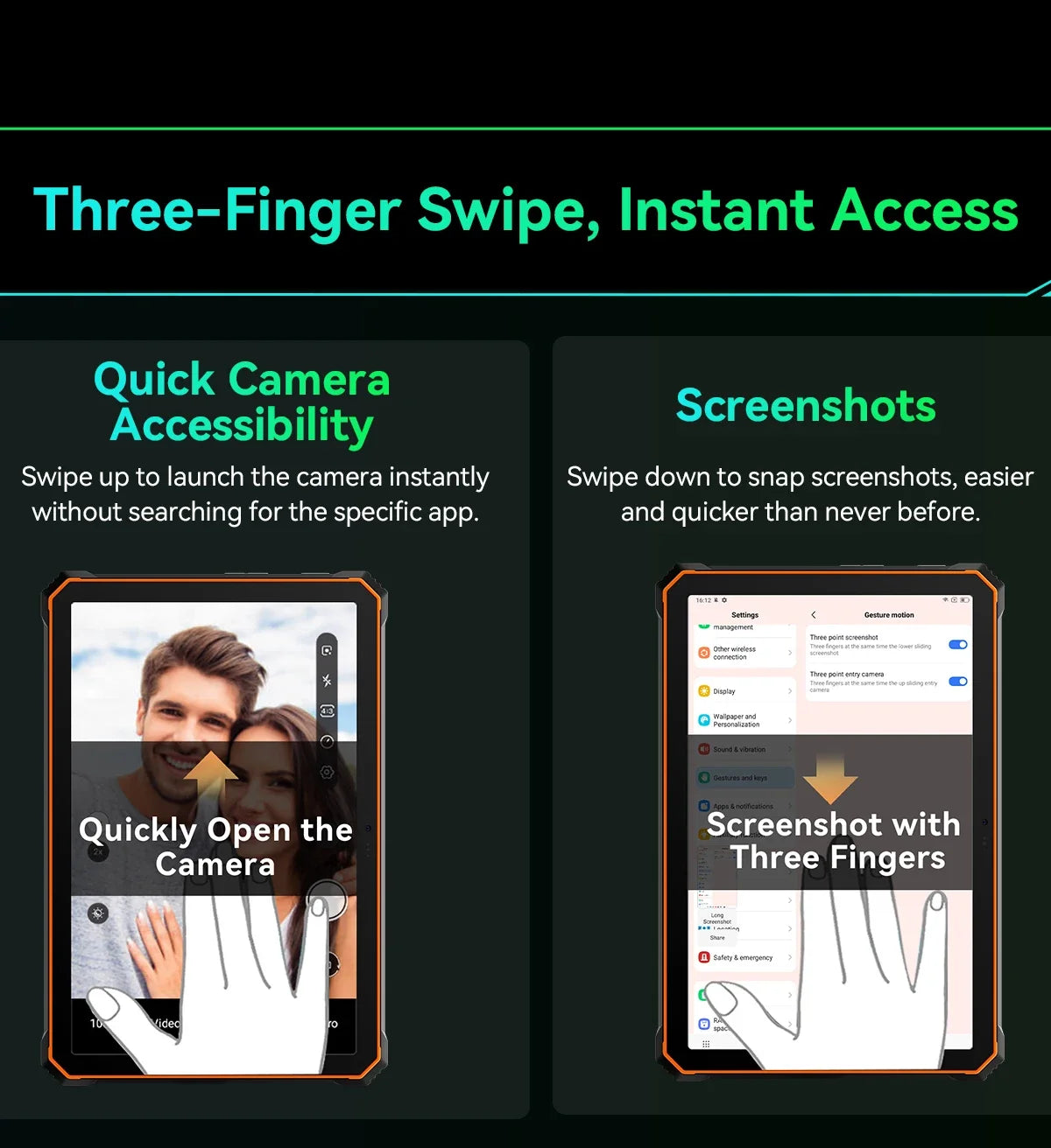 Blackview Active 10 Pro 5G Rugged Tablets 11" FHD+ Display 12GB 256G/512GB Android 14 30000mAh Battery 108MP Camera MTK 7300