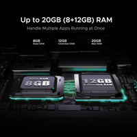 DOOGEE T40 Android Tablet 14 11 ''IPS 2.5K 8GB RAM 512GB ROM Helio G99 8580mAh 18W Charge Face Unlock 7.6mm ultra-thin Tablet