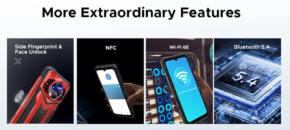 DOOGEE S200 Plus 5G Rugged Phone 1.32" Rear Display AI Image 6.72'' Screen 16GB 512GB 11000 mAh Battery Android 15 Smartphone