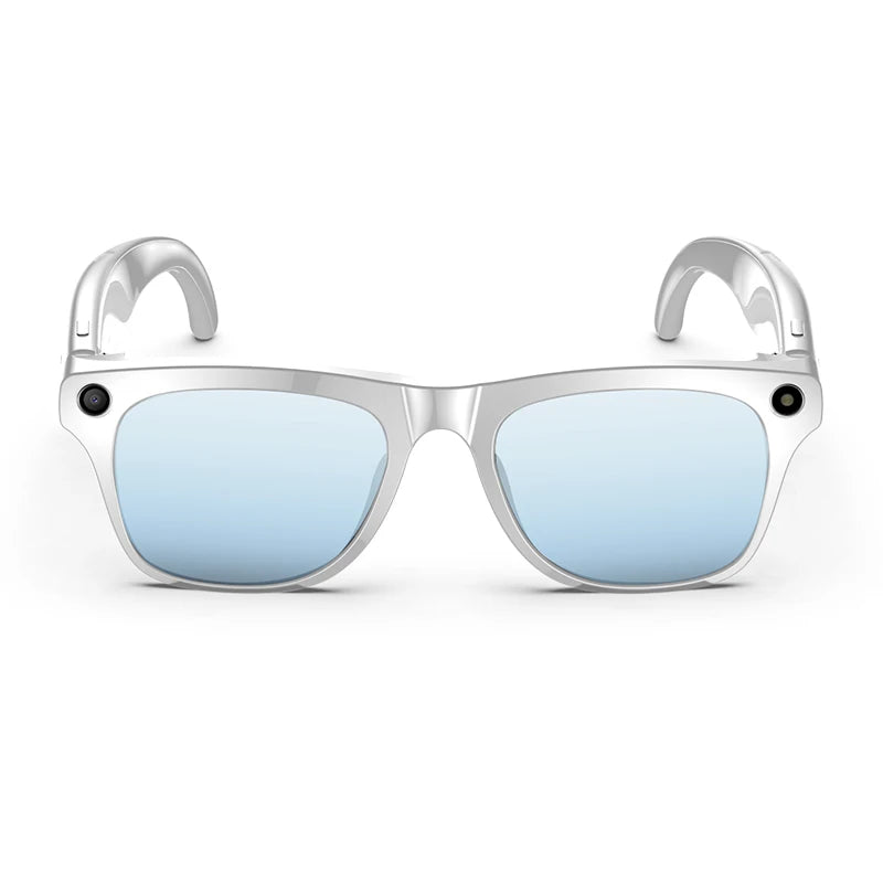 Smart Glasses 100W Camera Anti-shake Video Recording Music Control Photo Recognition Bluetooth Call Sports Sunglasses Waterproof