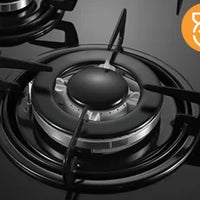 60cm Built-in Gas Hob 4 Burner | Auto Thermocouple & Safety Lock | 4-Zone Tempered Glass 8060W with Auto Ignition