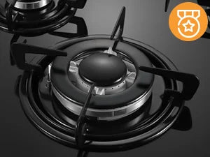 60cm Built-in Gas Hob 4 Burner | Auto Thermocouple & Safety Lock | 4-Zone Tempered Glass 8060W with Auto Ignition