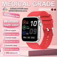 2025 Smart Watch For XIAOMI Women Full Touch Screen BT Call Waterproof Watches Sport Fitness Tracker Health Smartwatch Lady Gift