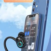 Bluetooth 5.2 Business Wireless Headphone Ear-Hook Mini HIFI Bass Noise Cancelling Earphone With Mic Sport Game Headset