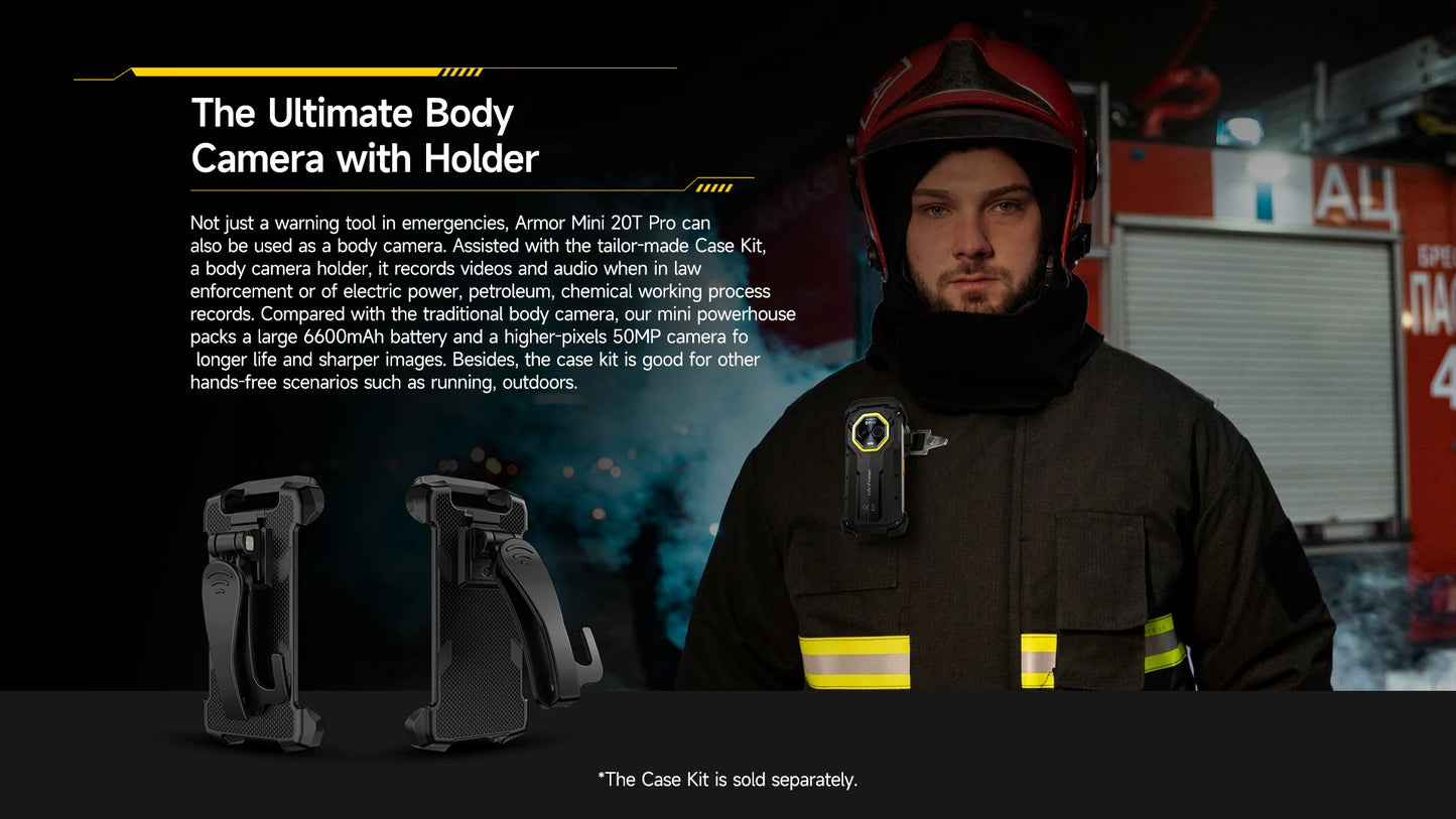 Ulefone Armor Mini 20T Pro 5G  THERMAL BY FLIR® 4.7" Rugged Phone Android 14 Smartphone 256GB ROM Mobile Phone Thermal lmaging