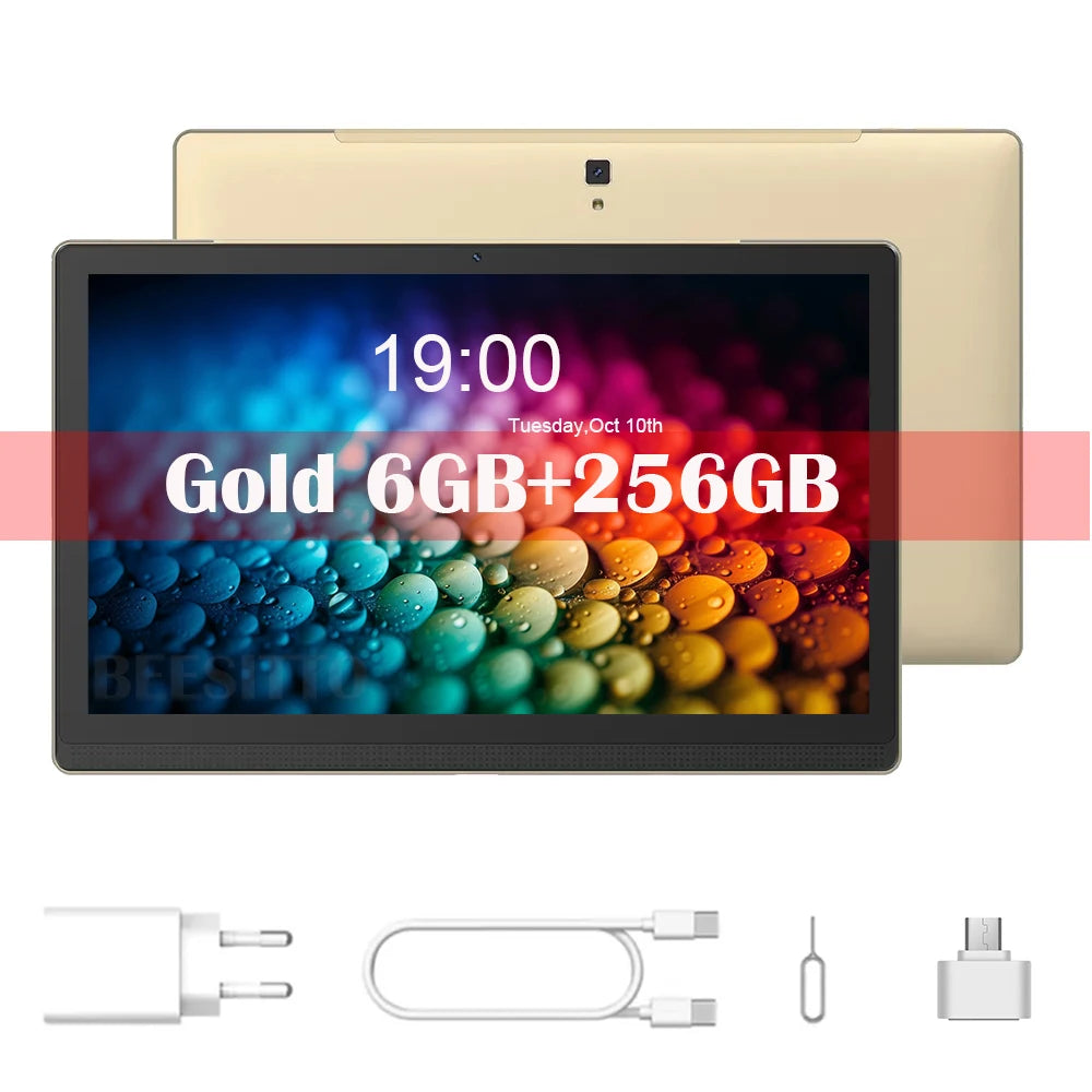Global Version 14 Inch 1920x1080 IPS Big Screen Tablet PC 5+13MP Camera 12+256GB Deca-Core планшет 2 IN 1 Tablets Android Laptop