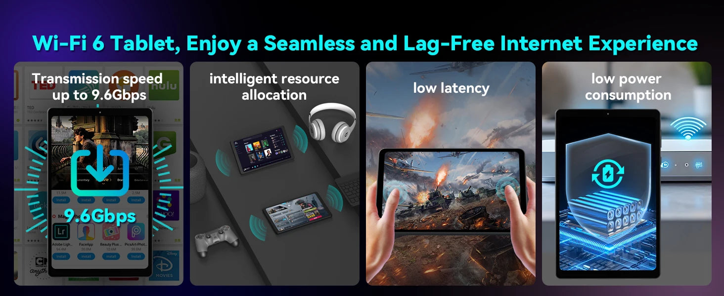 Headwolf FPad7 8.4inch Tablet Android14 MTK Dimensity 7050 CPU 2560x1600 IPS/16GB+256GB/6500mAh/ 4G LTE Tablets