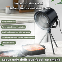 Portable Fan, Small Kitchen Hood, Extractor, USB Power Supply, Office Kitchen Hood, Mini Suction, Vacuum Hood, New, 2024