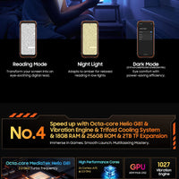 Blackview OSCAL PILOT 1 Rugged Phone, 6GB+ 256GB ,Helio G81 Smartphone Android14, 6.67'' Display Mobile Phone, 15000mAh, NFC