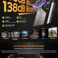 Blackview OSCAL PILOT 1 Rugged Phone, 6GB+ 256GB ,Helio G81 Smartphone Android14, 6.67'' Display Mobile Phone, 15000mAh, NFC