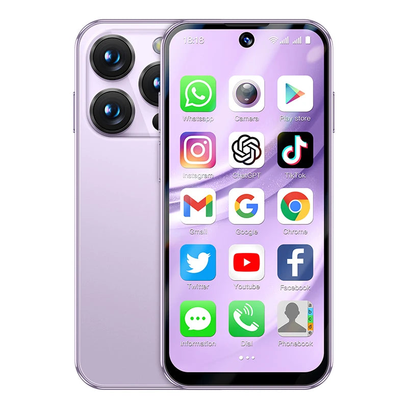 SOYES XS19 Pro 3GB RAM 32GB ROM Android 12.0 Smartphone 1950mAh Face ID 4G LTE Type-C OTG 3.88‘’ Screen Small Phone