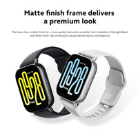 New Global Version Xiaomi Redmi Watch 5 Active has Bluetooth call up to 18 days of battery life 2''display 140+ work modes 5ATM