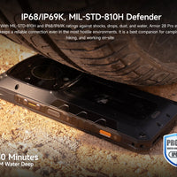 Ulefone Armor 28 Pro 5G AI Rugged Phone 512GB ROM Smartphone 120W MTK Dimensity 7300  10600mAh 6.67”AMOLED 64MP Mobile phone